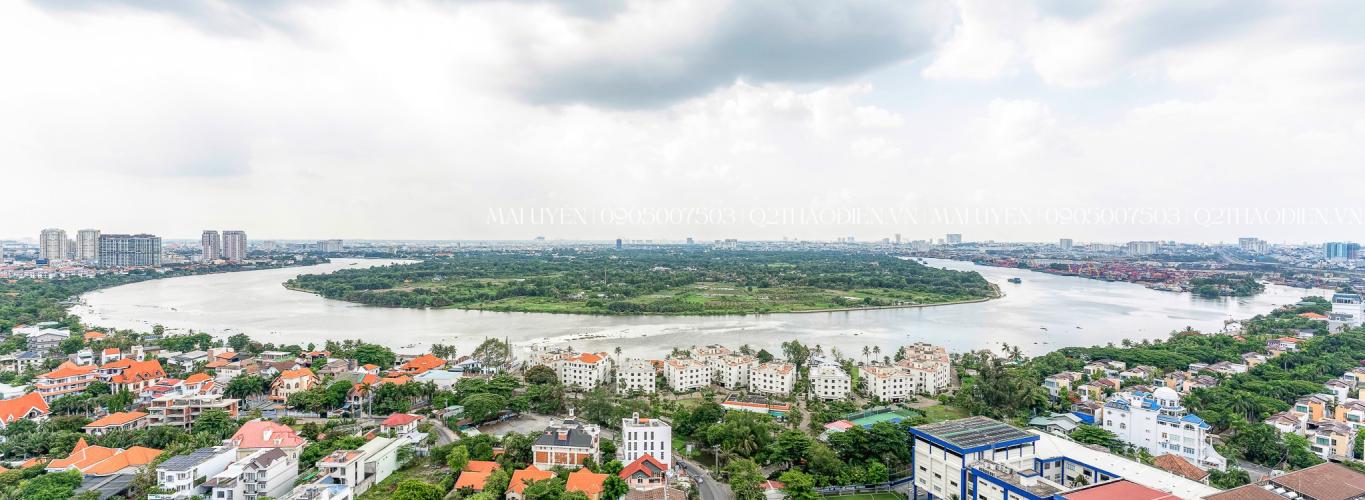 Bán căn hộ 3 phòng ngủ Q2 THAO DIEN, 112m2 - Một sàn chỉ có 2 căn, view trực diện sông vĩnh viễn