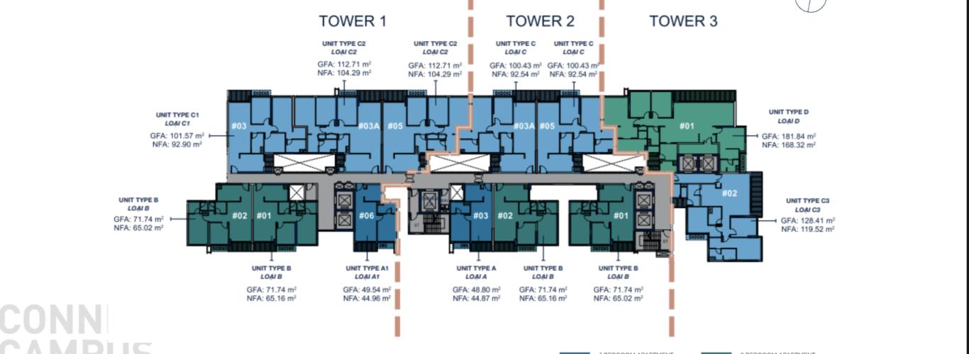 3-Bedroom Apartment for Sale at Q2 Thao Dien - Price: 650,000 USD - Foreigner ownership