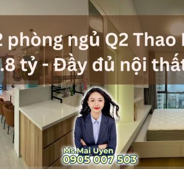 Bán Gấp Căn Hộ 2 Phòng Ngủ Q2 Thảo Điền - Vị Trí Đắc Địa, Giá Tốt 6.5 tỷ k bao gồm sổ