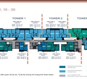 Bán Q2 Thảo Điền - Căn Hộ 2PN - Tòa T1 