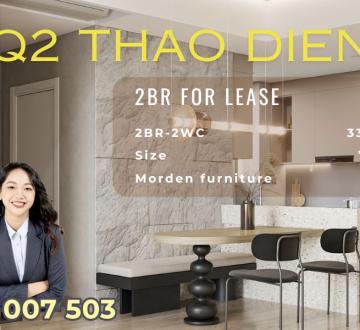 Cho Thuê Căn Hộ 2 Phòng Ngủ Q2 Thao Dien Giá thuê 33tr/ tháng